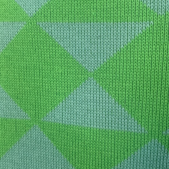 Vintage Geometric Abstract Double Breasted Sweater Coat - Picture 3 of 15